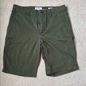 Goodfellow & Co Green Flat Front Shorts